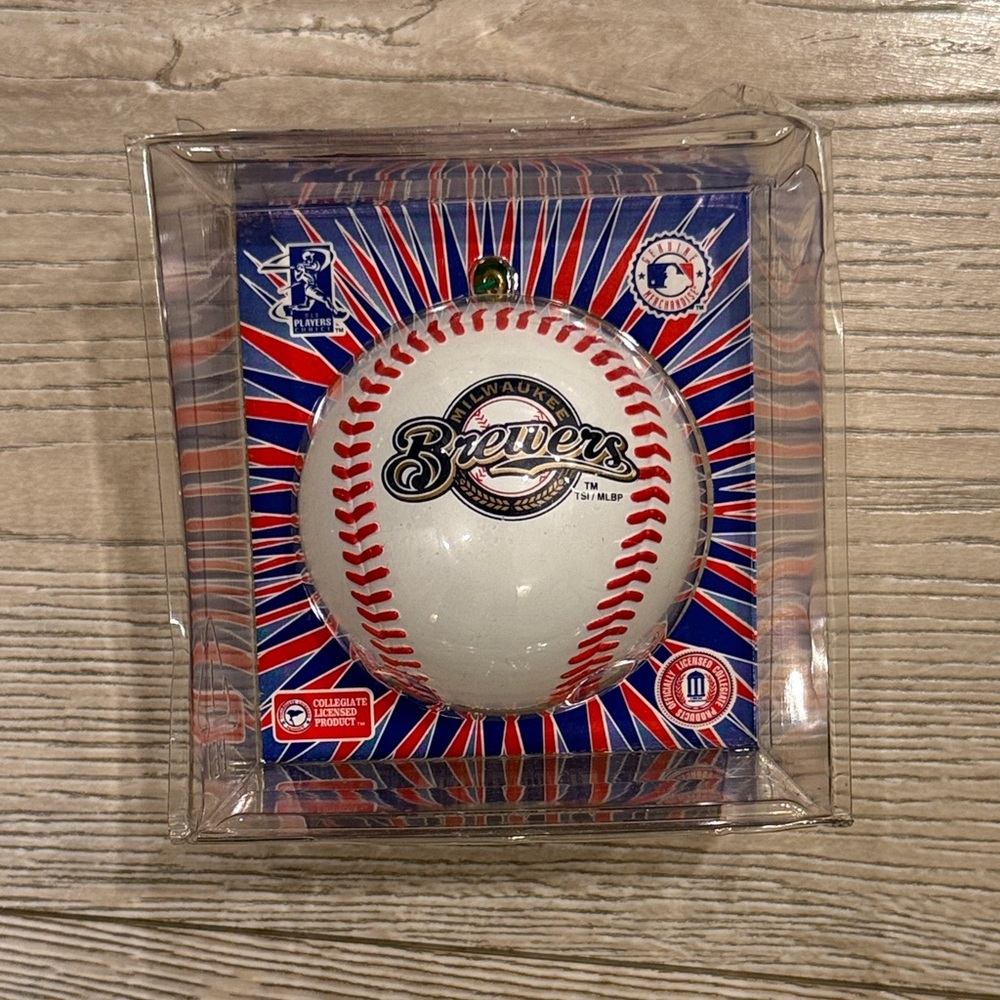 Milwaukee Brewers Collectible Baseball Ornament